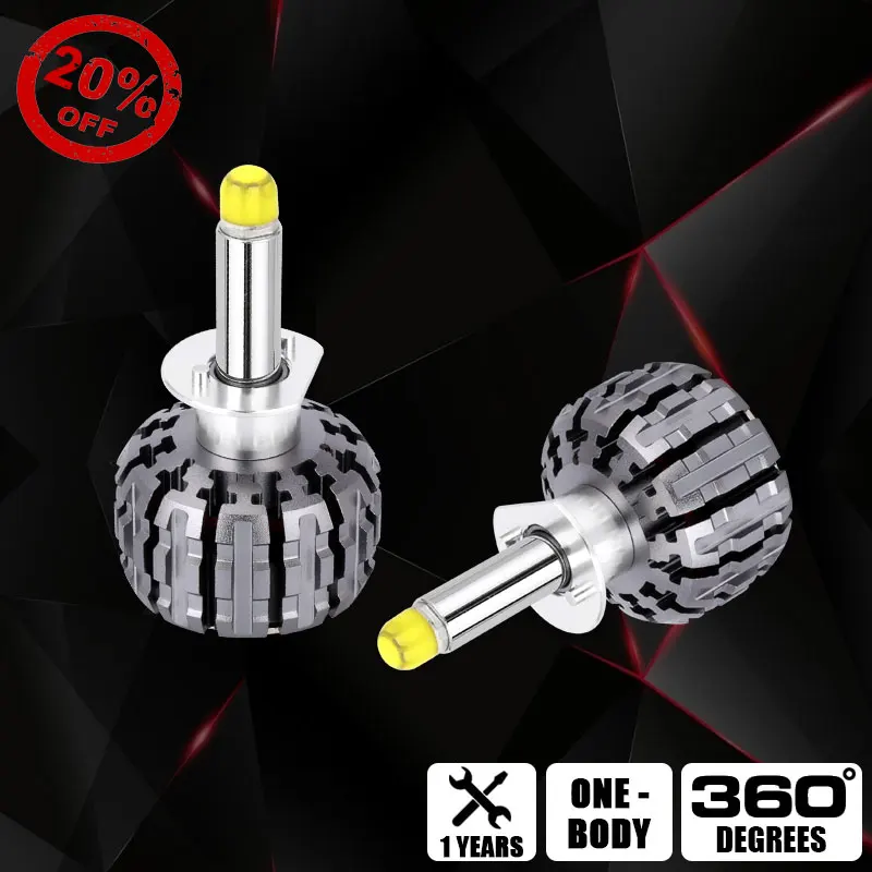 

Car Goods Light Kit Led H1 360 Lighting Light Bulbs For Auto Led H3 Bulb 880 LED 881 H27 Bulb 6000K 12V LED Headlight Lamp Bulb