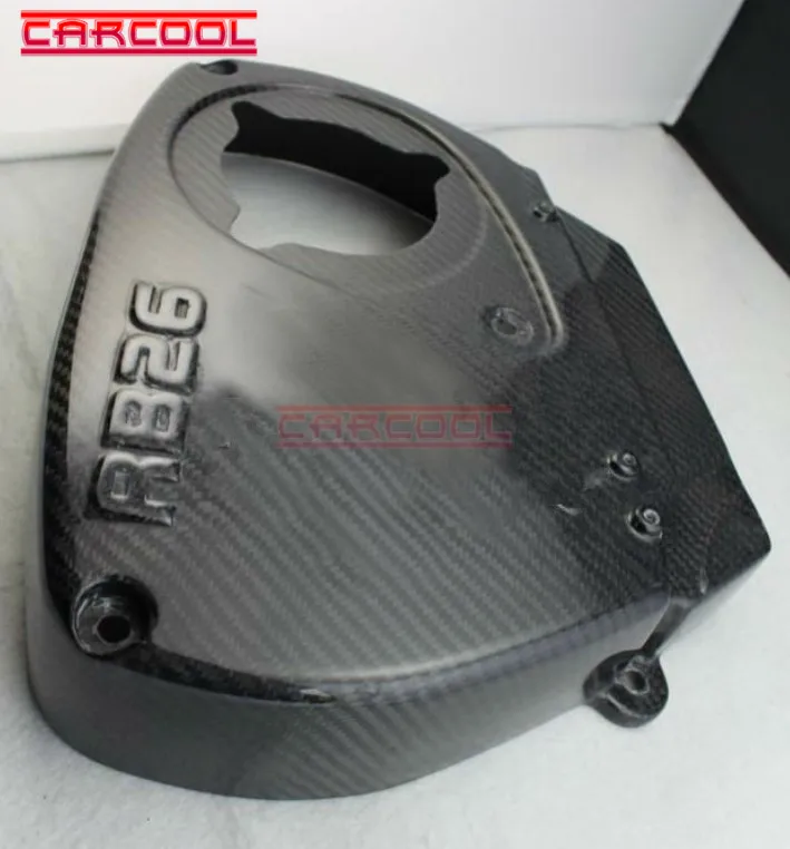 

Car Styling CF Engine Cam Gear Cover Carbon Fiber Bodykit For Skyline R32 R33 R34 GTR RB26 DETT