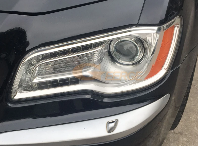 Chrysler 300 C S SRT8 2011 2012 2013 2014 HALOGEN headlight ccfl angel eyes(5)