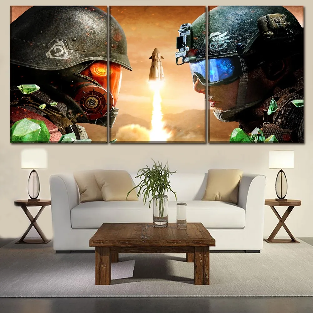 

Canvas Pictures Home Decor HD Prints Poster Artworks 3 Pieces Games Command Conquer Rivals Paintings Wall Art Decor Framework