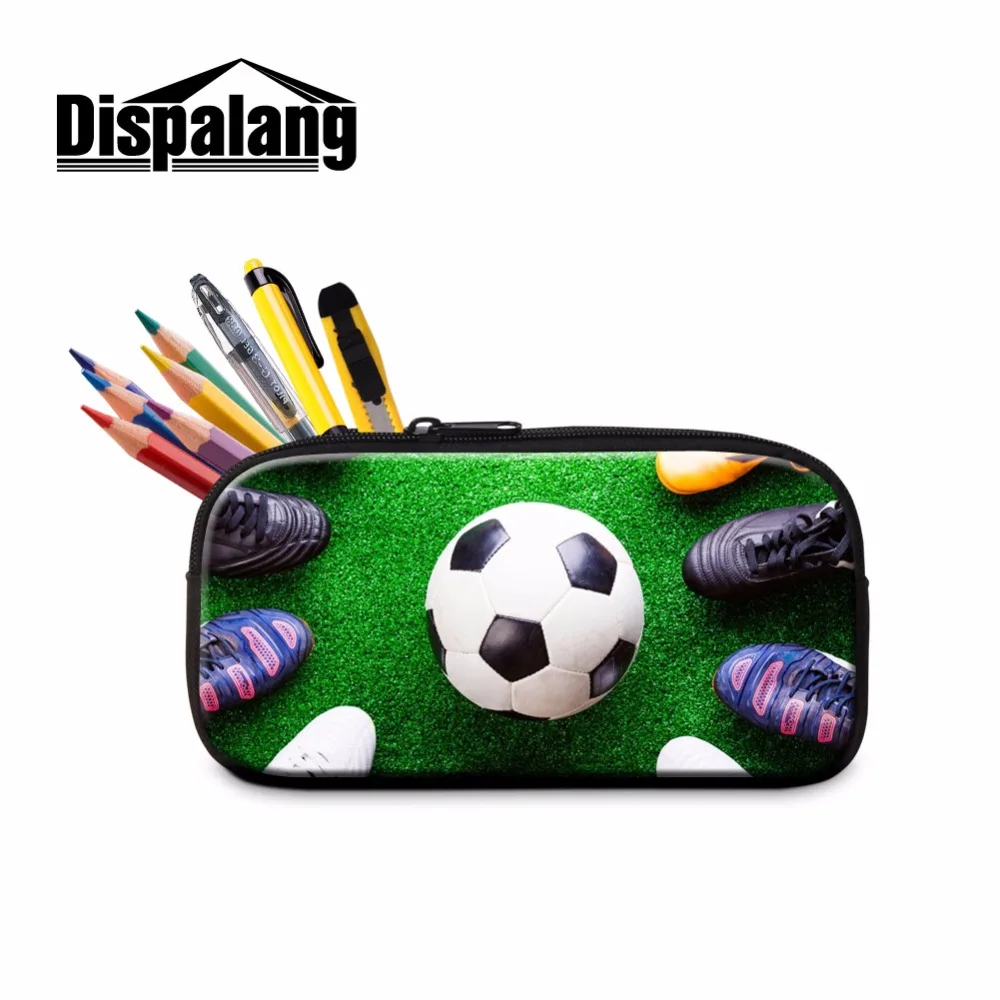 

Dispalang 3D Print Ball Pattern on Pencil Holder for Students Coolest Large Pen Pouch Fashion Zipper Case for Boys Office Set