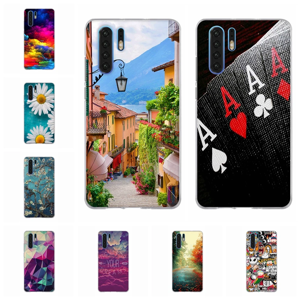

For Huawei P30 Pro Case Ultra-slim Soft TPU Silicone For Huawei P30 Pro P 30 pro Cover Zebra Patterned For Huawei P30 Pro Bumper