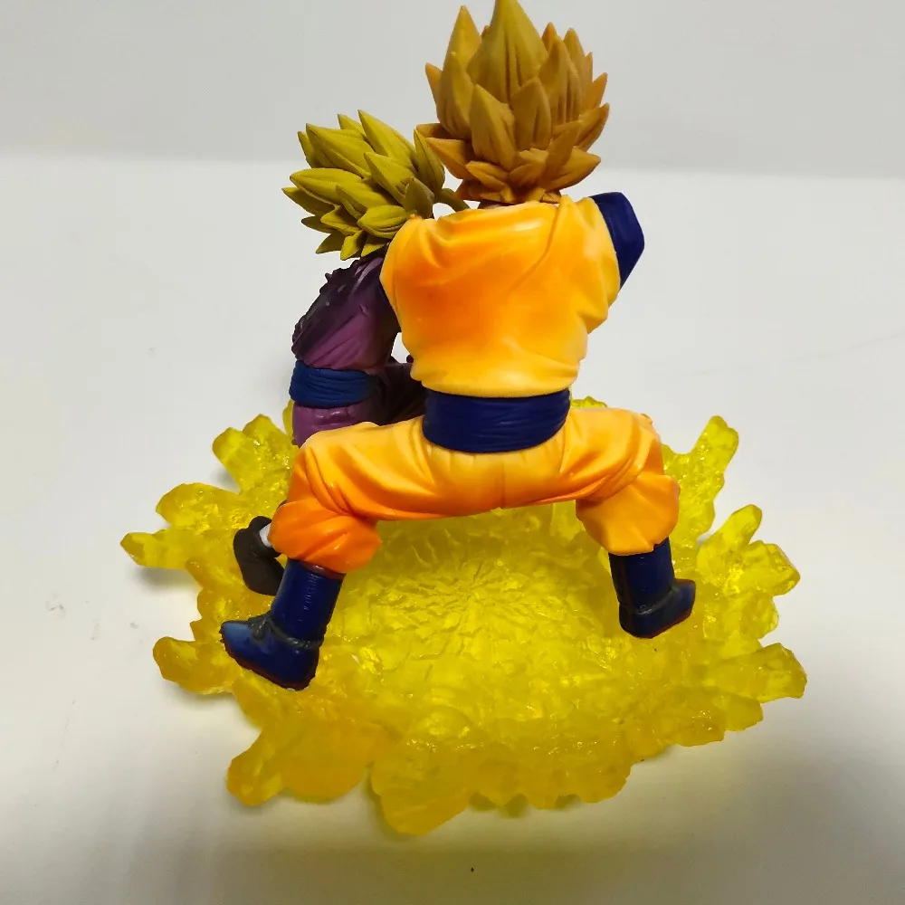 Аниме Dragon Ball Z Сон Гоку Гохан фигурки отец сын игрушка kamehameha Dragon Ball Супер фигурка игрушки