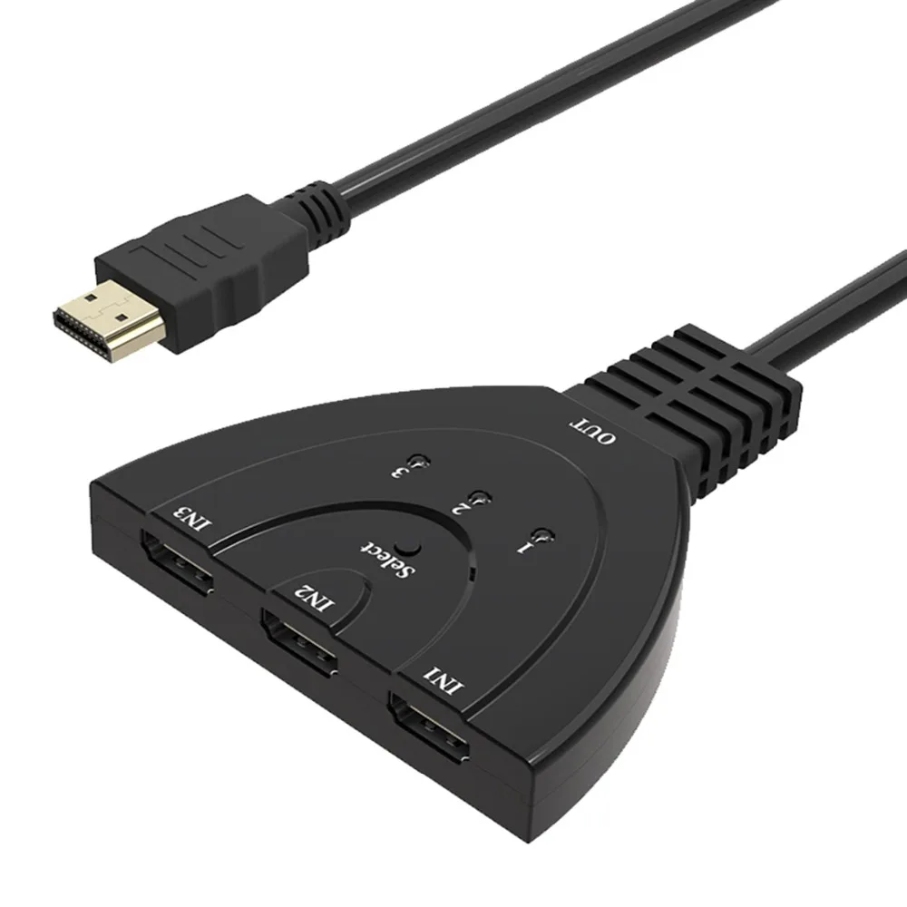 Высокое качество 3 HDMI в и 1 HDMI разветвитель адаптер Авто/ручной коммутатор кабельный концентратор 1080 P для ПК DVD HD ТВ