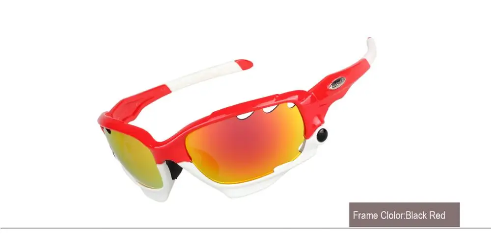 COMAXSUN, Профессиональные поляризованные велосипедные очки, велосипедные очки, спортивные велосипедные солнцезащитные очки, UV 400, с 3 линзами, 6 цветов