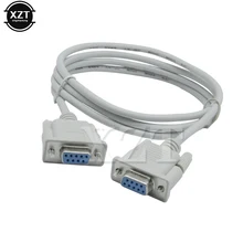 Cabo rs232 para RS-232 db9f a fêmea db9f fêmea a fêmea db9 conector serial null modem hdpe design de isolamento ul padrão