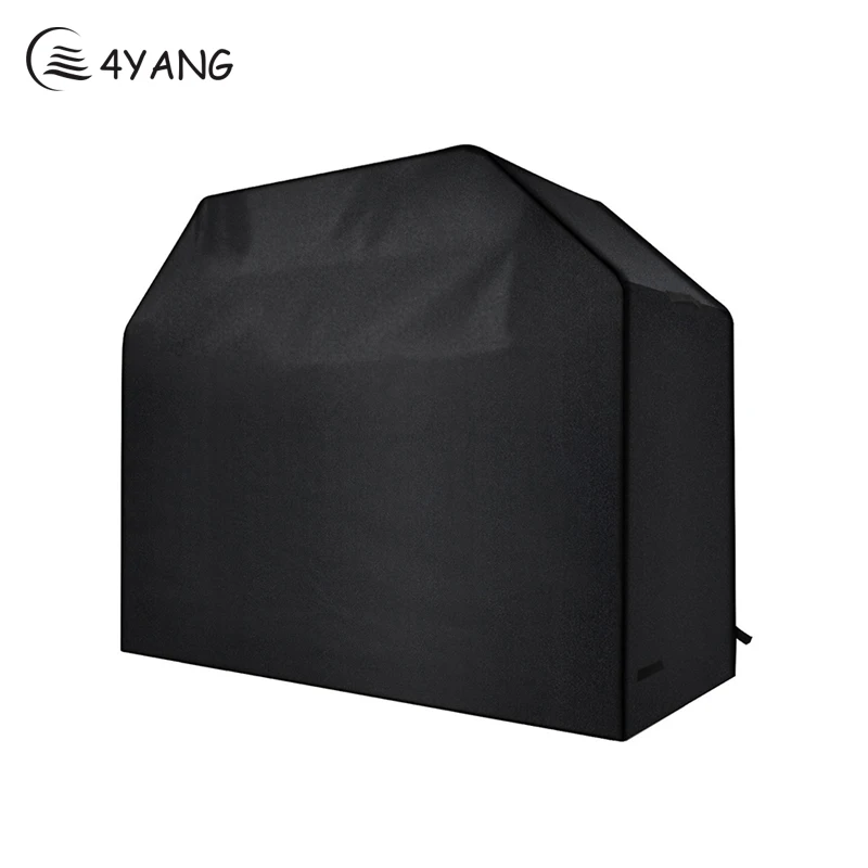 

TTLIFE Waterproof Folded BBQ Grill Barbeque Cover Black Outdoor Rain Grill Anti Dust ultraviolet-proof Barbecue Grill cover