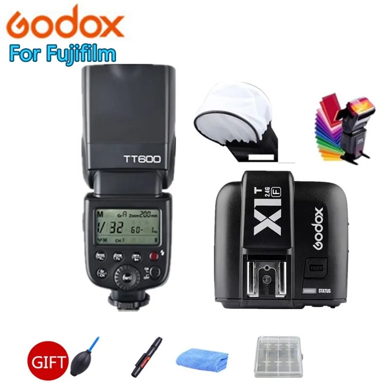 Godox TT600 GN60 вспышка для фотокамер Speedlite HSS 1/8000s Камера Вспышка + 2 4 г Беспроводной X