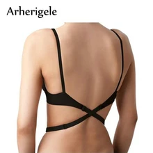 Arherigele, бюстгальтер с низкой спинкой, женский ремень, адаптер, конвертер, регулируемая спина, без спинки, бюстгальтер, аксессуары для платья, 3 шт./лот