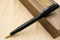 Герой набор коробка написание золотая ручка канцелярские принадлежности пистолет черный классический перьевая ручка