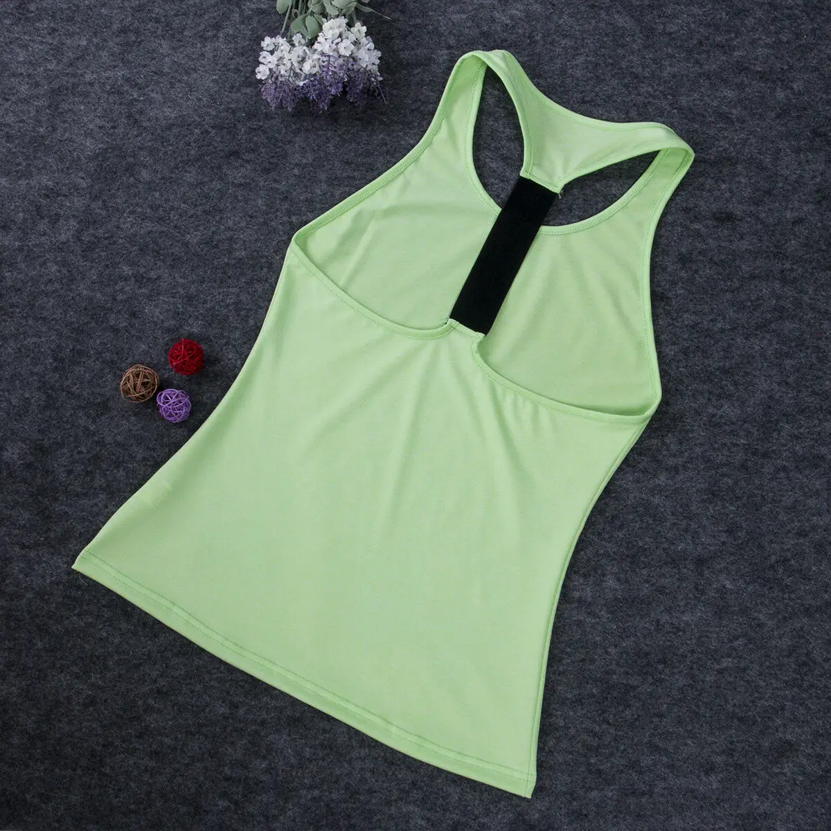 Повседневные женские безрукавные футболки для йоги, майка, майка для спортзала, для бега, эластичные, впитывающие для фитнеса, топы для йоги - Цвет: Neon Green