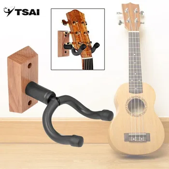 

TSAI Guitar Hanger Wall-Mount Display Stand Universal Adjustable Violin Holder Musical Instrument Sponge Dropshipping