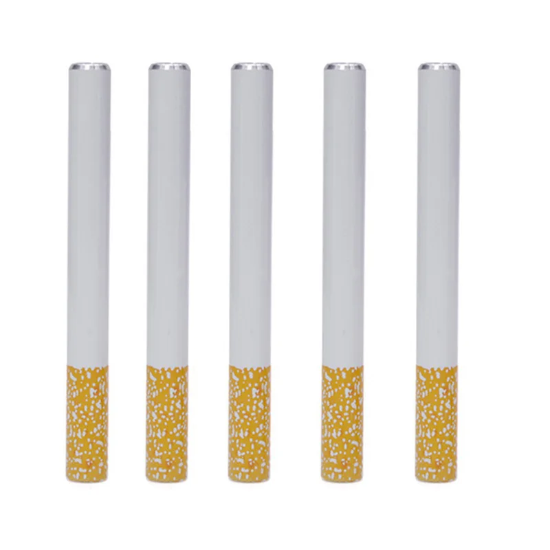 

1pcs 55mm/78mm Creative Cigarette Shape Ceramics Pipes Weed Smoking Accessories Tobacco Pipe