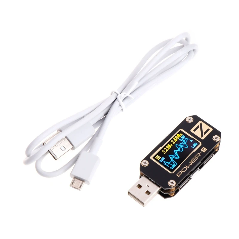 

POWER-Z USB PD Tester QC3.0 2.0 Charger Voltage Current Ripple Dual Type-C KM001