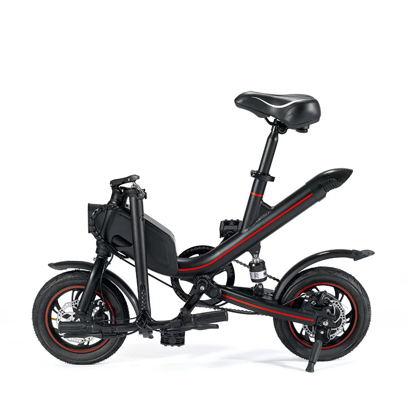 Cheap LOVELION Janobike Folding Electric Bicycle Lithium Battery Moped Mini Adult Battery Car Men And Women Small Electric Car 3