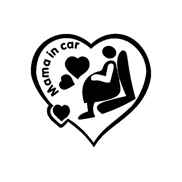 

NEW Mother To Be in Car Personalized Car Stickers Auto Truck Vehicle Motorcycle Decal Warning Safety