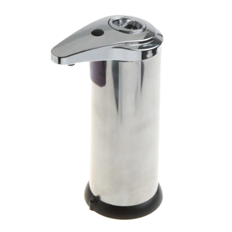 

Silver Non-Contact Automatic Smart Stainless Steel Sensor Soap Shampoo Sanitizer Dispenser Touch-Free Home Kitchen Bathroom Of