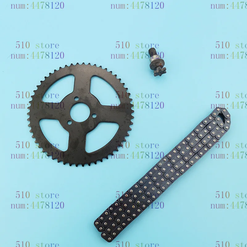 

newest 108links t8f chain 6tooth +Rear Chain and Sproc fit Mini Dirt ATV Quad 4 Wheeler Pocket Bike Minimoto
