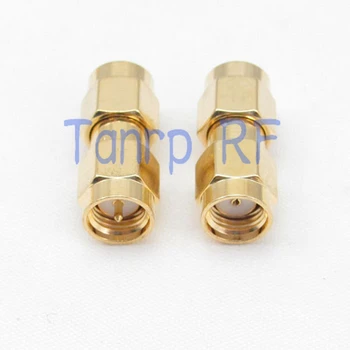 

Wholesale 10PCS/lots SMA male plug to RP-SMA male plug RF coaxial connector adapter cable