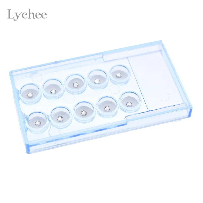 

Lychee 10pcs/box Gothic Punk Temporary Tooth Crystals Teeth Rhinestones Jewelry Crystals Fancy Girl's Jewelry