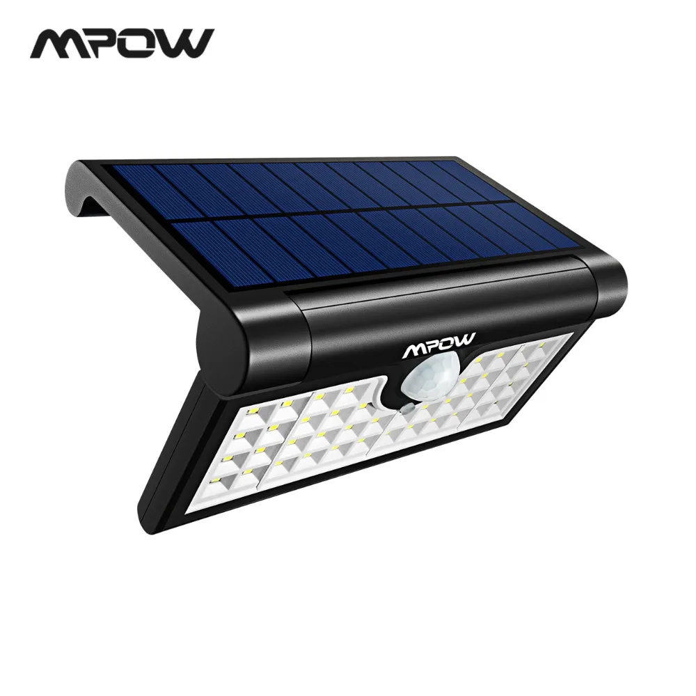 

Mpow CD131 42 LED Solar Light Outdoor Solar Powered Wall Light 3 Adjustable Light Models For Yard Patio Garden Garage Pathway