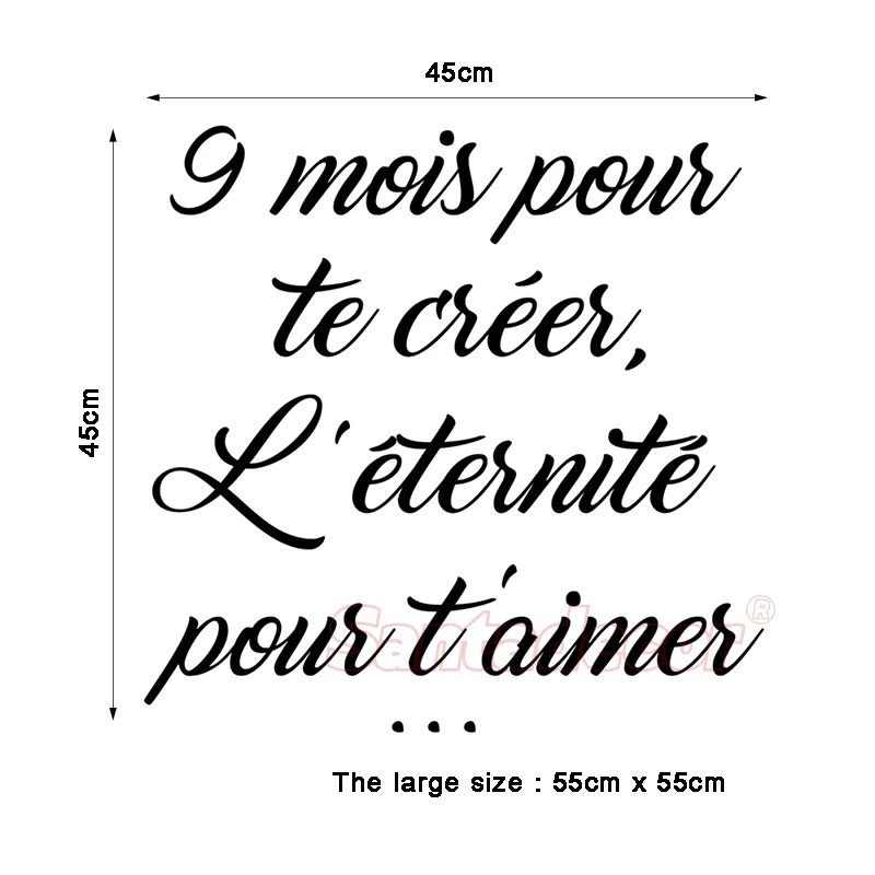 sticker_citation_9_mois_pour_te_creer_l_eternite_pour_t_aimer_5ali size