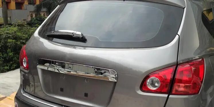 Багажника поручень Обложка для Qashqai J10 2007 2013 Chrome сзади загрузки двери Накладка