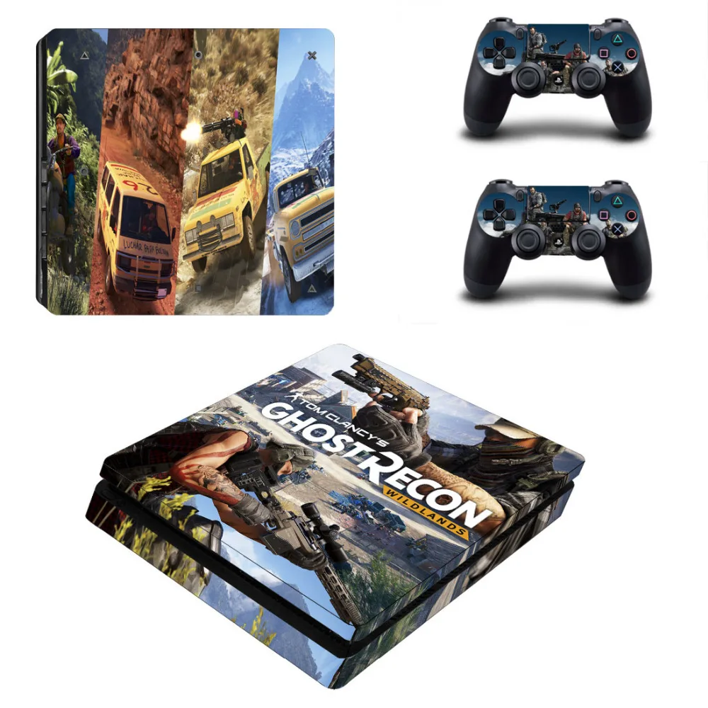 console e 2 controladores ps4 adesivo de