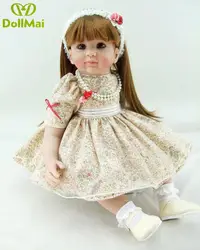 Силиконовые Reborn Baby Doll игрушки 60 см принцессы для малышей как живой Bebe для девочек Brinquedos подарок на день рождения oyuncak bebek