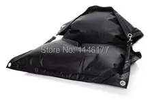 Black Outdoor Living Room Furniture Beanbags Chair,waterproof Multifunction Garden Bean Bag,Adult Lazy Sofa Cover,Free Shipping