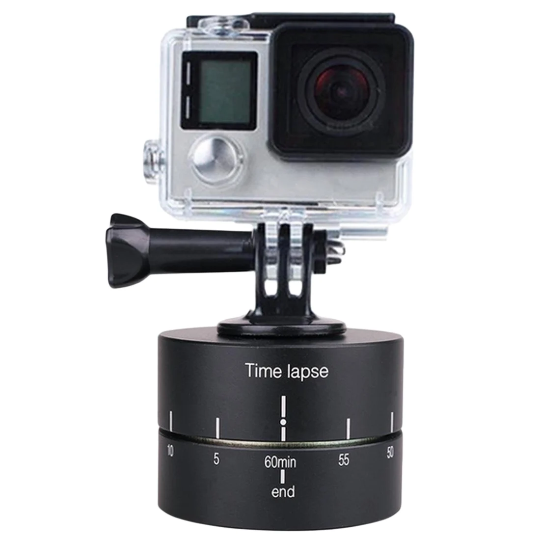 

centechia Time lapse 360 Degree Auto Rotate Camera Tripod Head Base Time lapse 120minutes For Xiaoyi Camera SLR For iPhone
