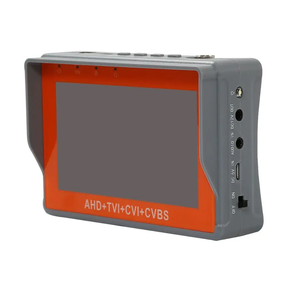4,3 дюймов наручные CCTV тестер 1080P Портативный камера тестер AHD TVI CVI CVBS Тестер TFT ЖК Аналоговый видео тестер 12 В выходная мощность