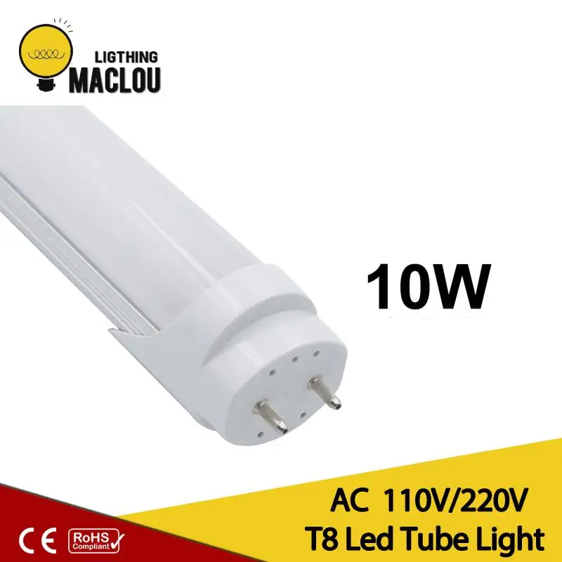 

T8 Tube LED Light Bulb Energy Saving LED Lamp 600mm 10w 110v 220v Integrated SMD2835 Fluorescent Bombillas LED Tube T8 Wall Lamp