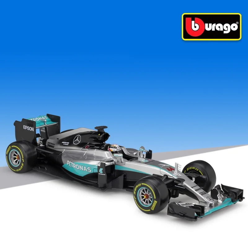 1:18 Bburago F1 бензамид W07 гоночный автомобиль литой модельный автомобиль