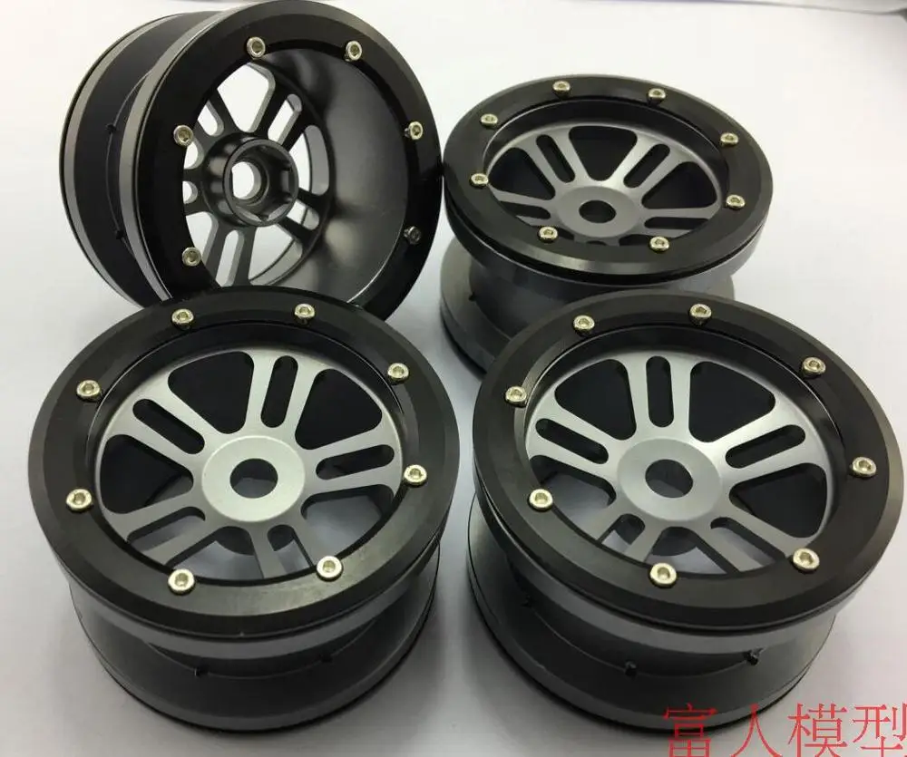 2 2 crawler tire metal self locking 3 spoke wheels for 1 10 rc rock