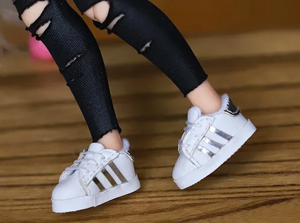 3.2cm Casual shoes 1/6Doll Sport shoes Sneakers Shoes Blyth Canvas Shoes Fit blyth,azone, lati, pullip, ICY