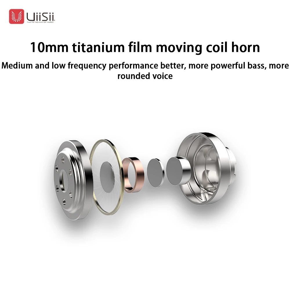 Оригинальные проводные наушники UiiSii Piston HM13HiFi стерео наушники с микрофоном 3,5 мм для iPhone/samsung телефон Go pro MP3