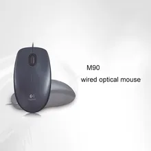 Logitech M90 1000 Точек на дюйм USB Проводная оптическая Мышь мыши эргономичной офисной Портативный мыши игровая мышь для геймеров компьютерная мышь Souris для ноутбука