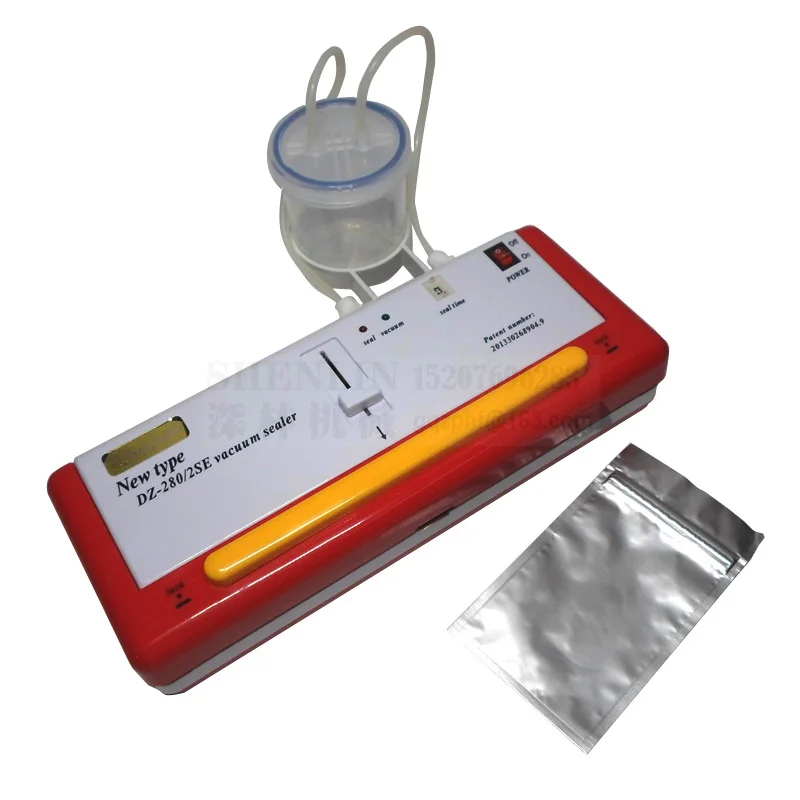 Vacuum packaging machine DZ-280/2SE plastic bags vacuums sealer aluminum food bag sealing tools equipment freshness keep packer Vacuum packaging machine DZ-280/2SE plastic bags vacuums sealer aluminum food bag sealing tools equipment freshness keep packer