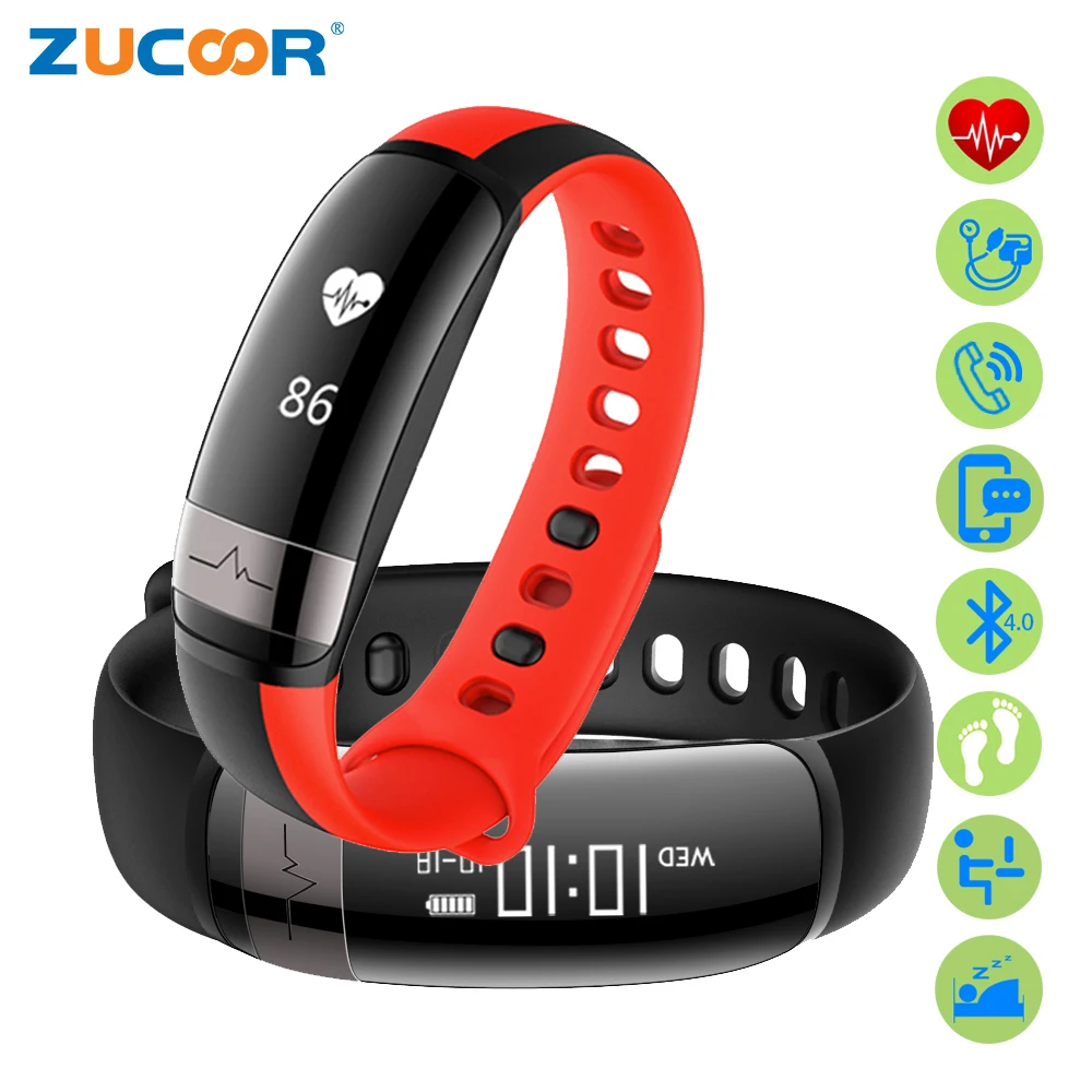 Buy ZUCOOR Smart Bracelet Wristband Pulse Monitor
