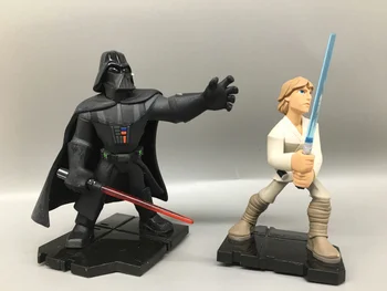 

2pcs/lot Star Wars figure toys Darth Vader Luke Skywalker action Figures Toy Star Wars PVC Action Figure Set