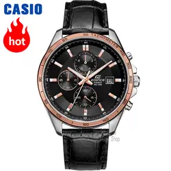 Часы Casio Edifice Мужские кварцевые спортивные часы Деловые Повседневные трехглазый большой циферблат водонепроницаемые часы EFR-512 EFR-517