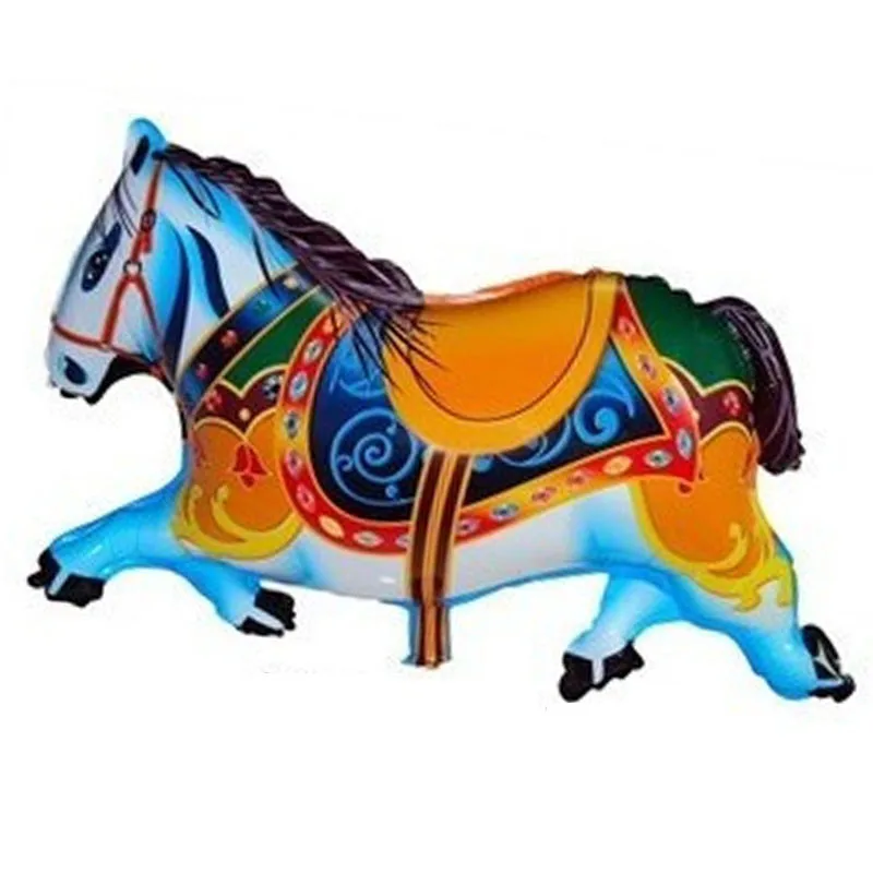 

70x45cm big inflatable ball ballons horse toys animal shaped ballon children birthday party decoration supplies horse balloon