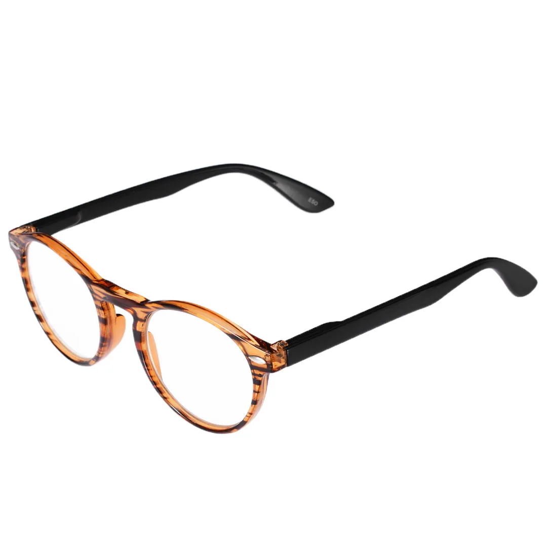 Mayitr Retro Ultra Light Round Spring Hinges Reading Glasses Women Men Full Rim Eyewear Glasses Presbyopia 4 Colors  +1.0~+3.5