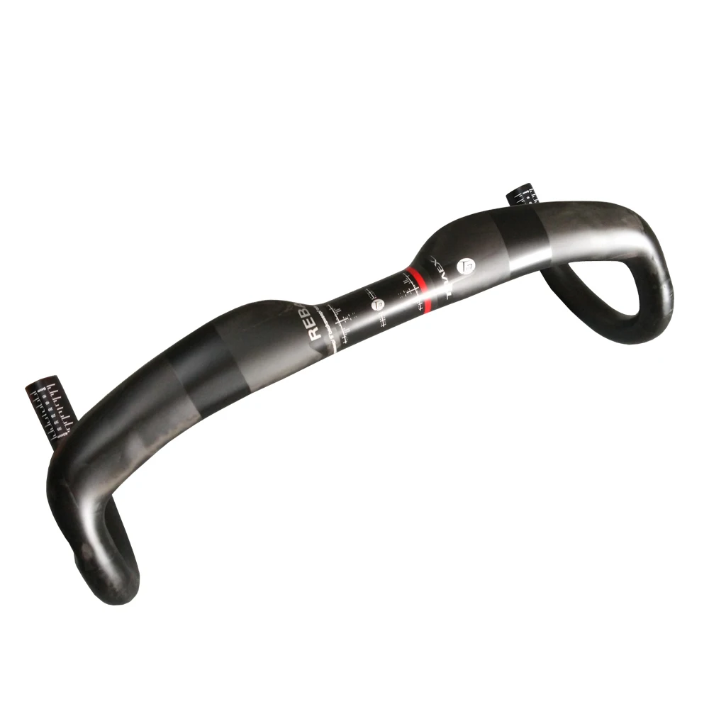

TMAEX_ UD Full Carbon Handlebar Road Bike Handlebar Racing Handle Bar Bicycle Parts Cycling Accessories31.8*400/420/440mm