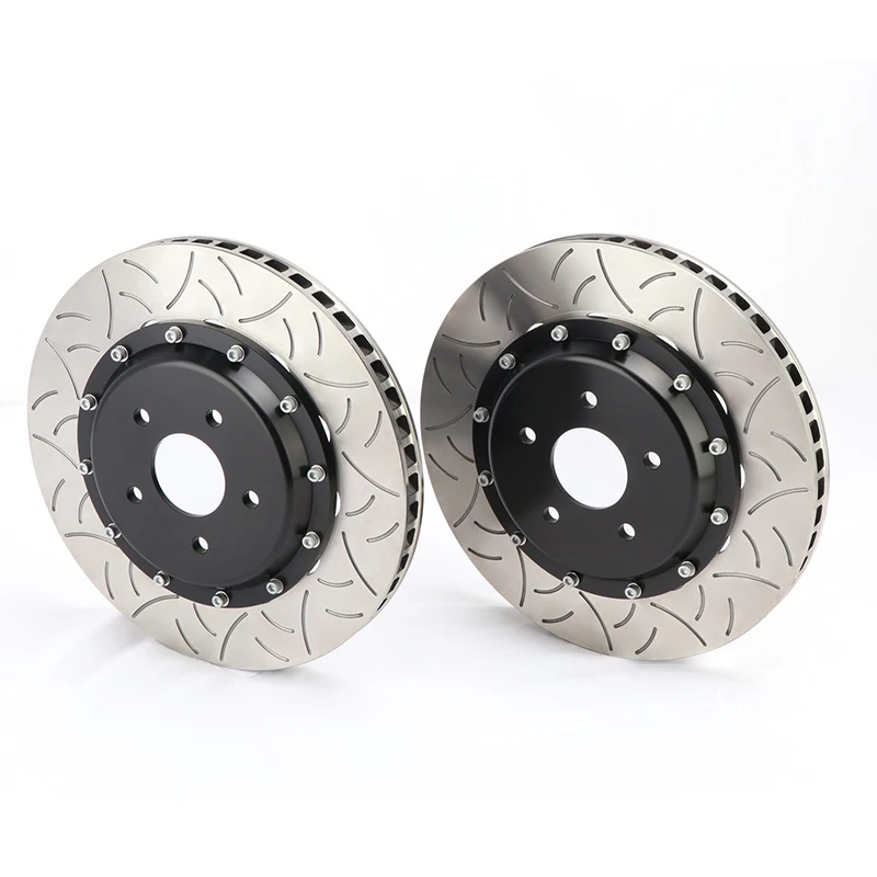 Accesorios de coche dragon ranurado diseño frenos de disco Electroplate rotores para Peugeot 407 sistema de freno delantero