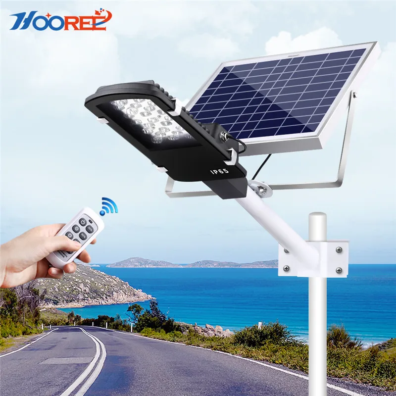 HOOREE Zonne-straat Licht in Solar Lampen Tuin Yard Outdoor Waterdichte IP65 Radar Sensor Lichtregeling Zonne-energie Led Licht HOOREE Zonne-straat Licht in Solar Lampen Tuin Yard Outdoor Waterdichte IP65 Radar Sensor Lichtregeling Zonne-energie Led Licht