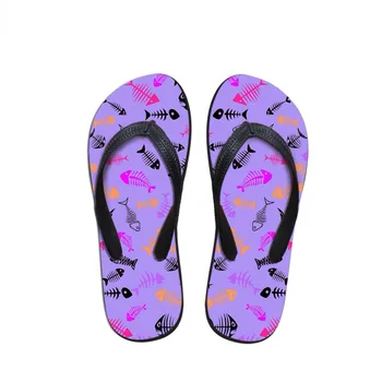 

Customized Vivid 3D Fish Print Brand Designer Flip Flops Women 2019 Casual Flats Ladies Slippers Light Women's Flipflops Girls
