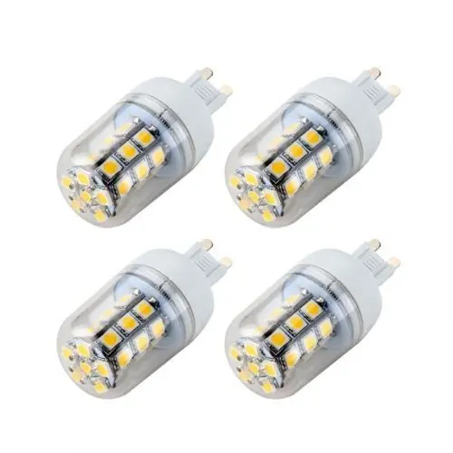 4x G9 27 5050 SMD 220 В 4 Вт светодиодный Licht Birne Lampe Spot Strahler высокой мощности теплый белый