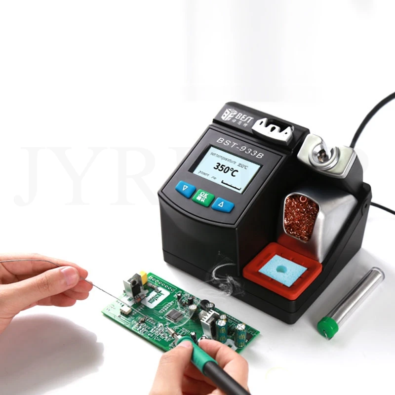 Jyrkior лучший 933B Высокоточный Профессиональный сварочный Утюг цифровой инфракрасный автоматический паяльная станция